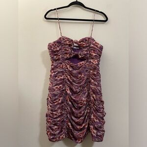 Zara Ruched BodyCon Mini Dress - M‎